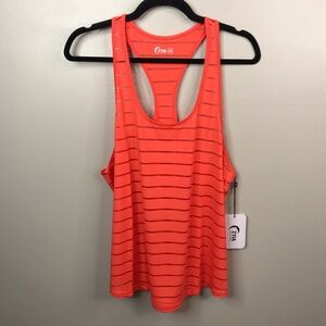 Zyia Active Havana Striped Racerback Tank Top Women’s Sz XXL